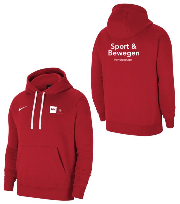 Nike Park Hoodie - uniseks (rood)