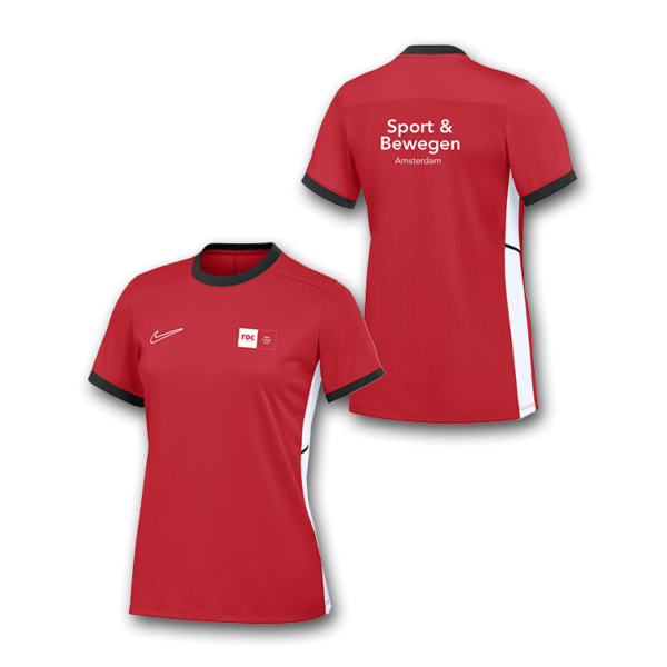Nike Womens Acd25 Top S/S (rood)