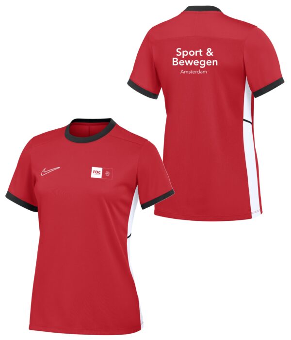 Nike Womens Acd25 Top S/S (rood)