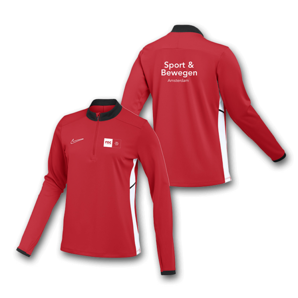Nike Womens Acd25 Drill Top (rood)