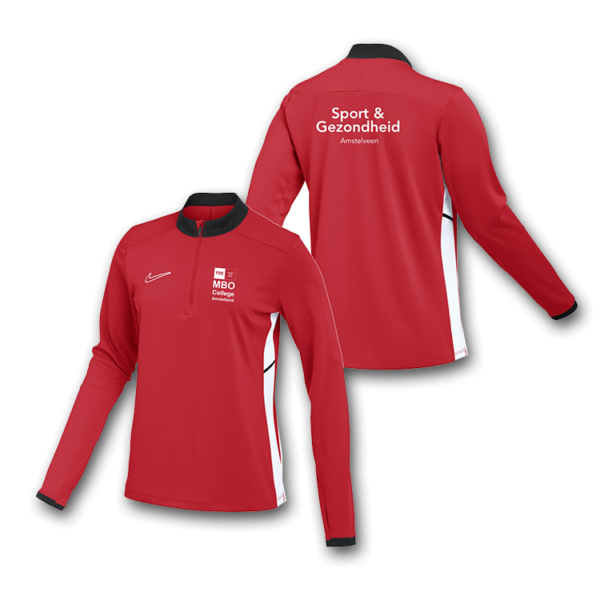Nike Womens Acd25 Drill Top (rood) (kopie)