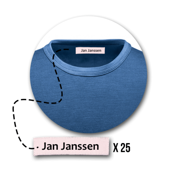 Naamstrookjes (25 stuks)