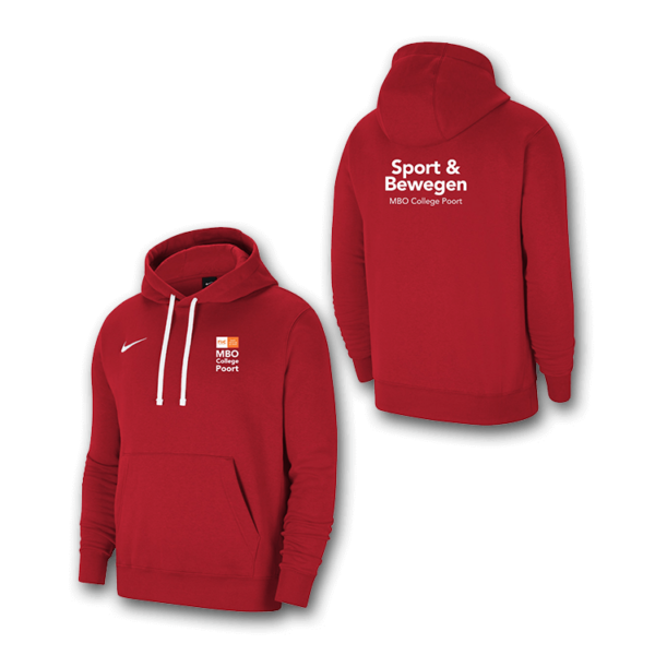 Nike Park Hoodie - uniseks (rood)