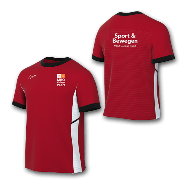 Nike Acd25 Top S/S - uniseks (rood)