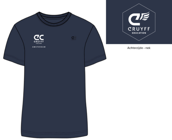 Cruyff Classic Tee - Uniseks - Navy