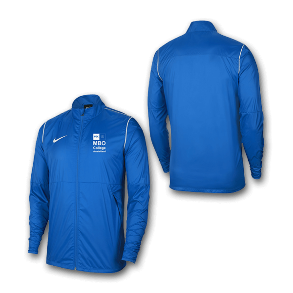 Nike Park Rainjacket - uniseks (kobalt) | Optioneel